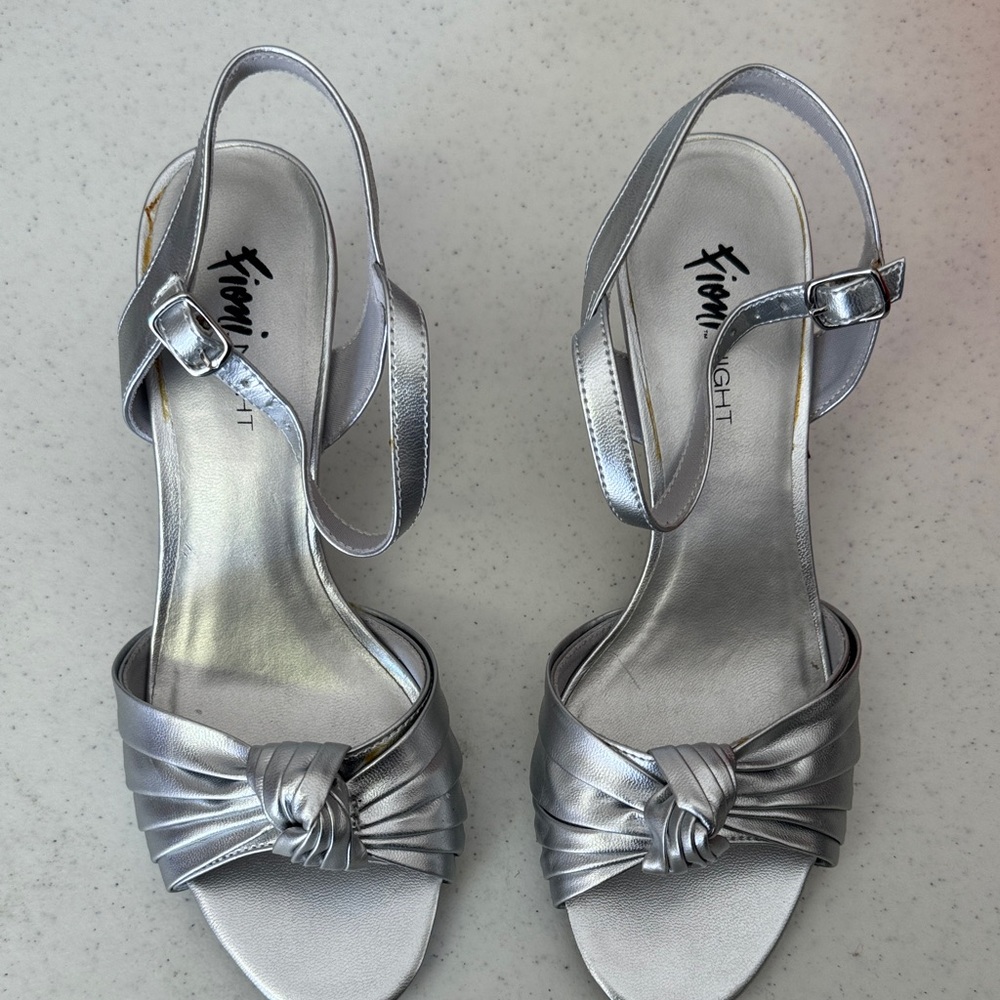 Silver Women Sandals